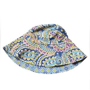 Vera Bradley Bucket Hat Rare Blue